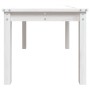 Mesa de jardín madera maciza de pino blanco 82,5x50,5x45 cm de vidaXL, Mesas de jardín - Ref: Foro24-824114, Precio: 54,34 €,...