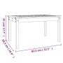 Mesa de jardín madera maciza de pino blanco 82,5x50,5x45 cm de vidaXL, Mesas de jardín - Ref: Foro24-824114, Precio: 53,65 €,...