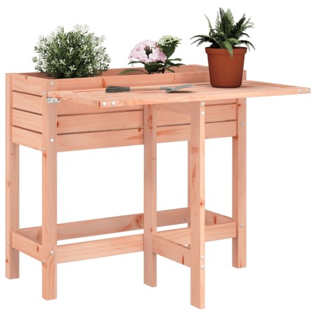 Jardinera con tapa plegable madera maciza de pino Douglas en Macetas y jardineras | Comprar online en Foru.es