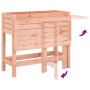 Jardinera con tapa plegable madera maciza de pino Douglas en Macetas y jardineras | Comprar online en Foru.es