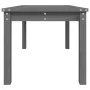 Mesa de jardín madera maciza de pino gris 82,5x50,5x45 cm de vidaXL, Mesas de jardín - Ref: Foro24-824115, Precio: 58,16 €, D...