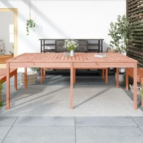 Mesa de jardín madera maciza de abeto Douglas 203,5x100x76 cm de vidaXL, Mesas de jardín - Ref: Foro24-823988, Precio: 158,89...
