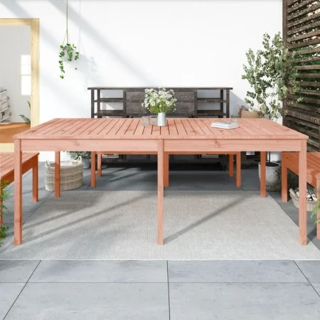 Mesa de jardín madera maciza de abeto Douglas 203,5x100x76 cm de vidaXL, Mesas de jardín - Ref: Foro24-823988, Precio: 158,89...