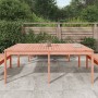 Mesa de jardín madera maciza de abeto Douglas 203,5x100x76 cm de vidaXL, Mesas de jardín - Ref: Foro24-823988, Precio: 161,35...