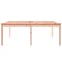 Mesa de jardín madera maciza de abeto Douglas 203,5x100x76 cm de vidaXL, Mesas de jardín - Ref: Foro24-823988, Precio: 158,89...