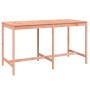 Mesa de jardín madera maciza de abeto Douglas 203,5x90x110 cm de vidaXL, Mesas de jardín - Ref: Foro24-824107, Precio: 133,51...
