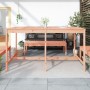 Mesa de jardín madera maciza de abeto Douglas 203,5x90x110 cm de vidaXL, Mesas de jardín - Ref: Foro24-824107, Precio: 133,51...
