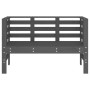 Banco de jardín madera maciza de pino gris 111,5x53x71 cm en Bancos de jardín | Comprar online en Foru.es