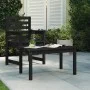 Mesa de jardín madera maciza pino negro 82,5x50,5x45 cm de vidaXL, Mesas de jardín - Ref: Foro24-824117, Precio: 47,84 €, Des...