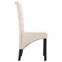 Sillas de comedor 2 unidades tela color crema de vidaXL, Sillas de comedor - Ref: Foro24-248987, Precio: 194,89 €, Descuento: %