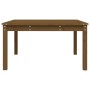 Mesa de jardín madera maciza pino marrón miel 82,5x82,5x45 cm de vidaXL, Mesas de jardín - Ref: Foro24-824123, Precio: 58,70 ...