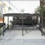 Mesa de jardín madera maciza de pino gris 203,5x90x110 cm de vidaXL, Mesas de jardín - Ref: Foro24-824104, Precio: 149,98 €, ...
