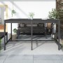 Mesa de jardín madera maciza de pino gris 203,5x90x110 cm de vidaXL, Mesas de jardín - Ref: Foro24-824104, Precio: 151,37 €, ...