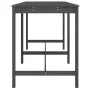 Mesa de jardín madera maciza de pino gris 203,5x90x110 cm de vidaXL, Mesas de jardín - Ref: Foro24-824104, Precio: 149,98 €, ...