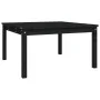 Mesa de jardín madera maciza pino negro 82,5x82,5x45 cm de vidaXL, Mesas de jardín - Ref: Foro24-824124, Precio: 55,39 €, Des...