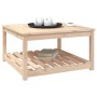 Mesa de jardín madera maciza de pino 82,5x82,5x45 cm de vidaXL, Mesas de jardín - Ref: Foro24-824141, Precio: 90,59 €, Descue...