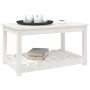 Mesa de jardín madera maciza de pino blanco 82,5x50,5x45 cm de vidaXL, Mesas de jardín - Ref: Foro24-824135, Precio: 79,51 €,...