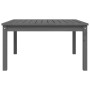 Mesa de jardín madera maciza pino gris 82,5x82,5x45 cm de vidaXL, Mesas de jardín - Ref: Foro24-824122, Precio: 75,55 €, Desc...