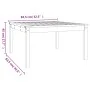 Mesa de jardín madera maciza de Douglas 82,5x82,5x45 cm de vidaXL, Mesas de jardín - Ref: Foro24-824125, Precio: 54,60 €, Des...
