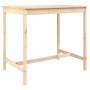Mesa de jardín madera maciza de pino 121x82,5x110 cm de vidaXL, Mesas de jardín - Ref: Foro24-824088, Precio: 108,54 €, Descu...