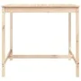 Mesa de jardín madera maciza de pino 121x82,5x110 cm de vidaXL, Mesas de jardín - Ref: Foro24-824088, Precio: 107,16 €, Descu...