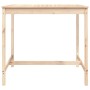 Mesa de jardín madera maciza de pino 121x82,5x110 cm de vidaXL, Mesas de jardín - Ref: Foro24-824088, Precio: 108,54 €, Descu...