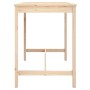 Mesa de jardín madera maciza de pino 121x82,5x110 cm de vidaXL, Mesas de jardín - Ref: Foro24-824088, Precio: 108,54 €, Descu...