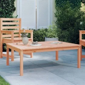 Mesa de jardín madera maciza abeto de Douglas 121x82,5x45 cm de vidaXL, Mesas de jardín - Ref: Foro24-824132, Precio: 86,59 €...