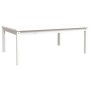 Mesa de jardín madera maciza pino blanco 121x82,5x45 cm de vidaXL, Mesas de jardín - Ref: Foro24-824128, Precio: 104,27 €, De...