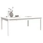Mesa de jardín madera maciza pino blanco 121x82,5x45 cm de vidaXL, Mesas de jardín - Ref: Foro24-824128, Precio: 102,75 €, De...