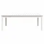 Mesa de jardín madera maciza pino blanco 121x82,5x45 cm de vidaXL, Mesas de jardín - Ref: Foro24-824128, Precio: 102,75 €, De...