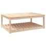 Solid pine wood garden table 121x82.5x45 cm by vidaXL, Garden tables - Ref: Foro24-824148, Price: 112,08 €, Discount: %