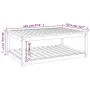 Solid pine wood garden table 121x82.5x45 cm by vidaXL, Garden tables - Ref: Foro24-824148, Price: 112,08 €, Discount: %