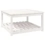 Mesa de jardín madera maciza pino blanco 82,5x82,5x45 cm de vidaXL, Mesas de jardín - Ref: Foro24-824142, Precio: 102,38 €, D...