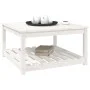 Mesa de jardín madera maciza pino blanco 82,5x82,5x45 cm de vidaXL, Mesas de jardín - Ref: Foro24-824142, Precio: 102,38 €, D...