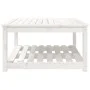 Mesa de jardín madera maciza pino blanco 82,5x82,5x45 cm de vidaXL, Mesas de jardín - Ref: Foro24-824142, Precio: 102,38 €, D...