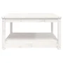 Mesa de jardín madera maciza pino blanco 82,5x82,5x45 cm de vidaXL, Mesas de jardín - Ref: Foro24-824142, Precio: 102,38 €, D...