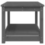 Mesa de jardín madera maciza de pino gris 82,5x50,5x45 cm de vidaXL, Mesas de jardín - Ref: Foro24-824136, Precio: 89,58 €, D...