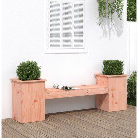 Banco con jardineras madera de abeto Douglas 184,5x39,5x56,5 cm en Bancos de jardín | Comprar online en Foru.es