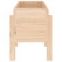 Jardinera madera maciza de pino 62x30x38 cm en Macetas y jardineras | Comprar online en Foru.es