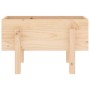 Jardinera madera maciza de pino 62x30x38 cm en Macetas y jardineras | Comprar online en Foru.es