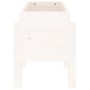 Jardinera madera maciza de pino blanco 62x30x38 cm en Macetas y jardineras | Comprar online en Foru.es