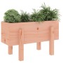Jardinera madera maciza de abeto Douglas 62x30x38 cm en Macetas y jardineras | Comprar online en Foru.es