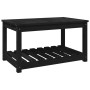 Mesa de jardín madera maciza pino negro 82,5x50,5x45 cm de vidaXL, Mesas de jardín - Ref: Foro24-824138, Precio: 85,33 €, Des...