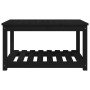 Mesa de jardín madera maciza pino negro 82,5x50,5x45 cm de vidaXL, Mesas de jardín - Ref: Foro24-824138, Precio: 85,33 €, Des...
