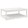 Garden table solid white pine wood 121x82.5x45 cm by vidaXL, Garden tables - Ref: Foro24-824149, Price: 136,83 €, Discount: %
