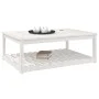 Garden table solid white pine wood 121x82.5x45 cm by vidaXL, Garden tables - Ref: Foro24-824149, Price: 136,83 €, Discount: %