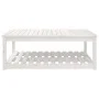 Garden table solid white pine wood 121x82.5x45 cm by vidaXL, Garden tables - Ref: Foro24-824149, Price: 136,83 €, Discount: %