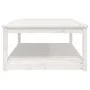 Garden table solid white pine wood 121x82.5x45 cm by vidaXL, Garden tables - Ref: Foro24-824149, Price: 136,83 €, Discount: %
