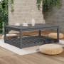 Mesa de jardín madera maciza pino gris 121x82,5x45 cm de vidaXL, Mesas de jardín - Ref: Foro24-824150, Precio: 151,86 €, Desc...